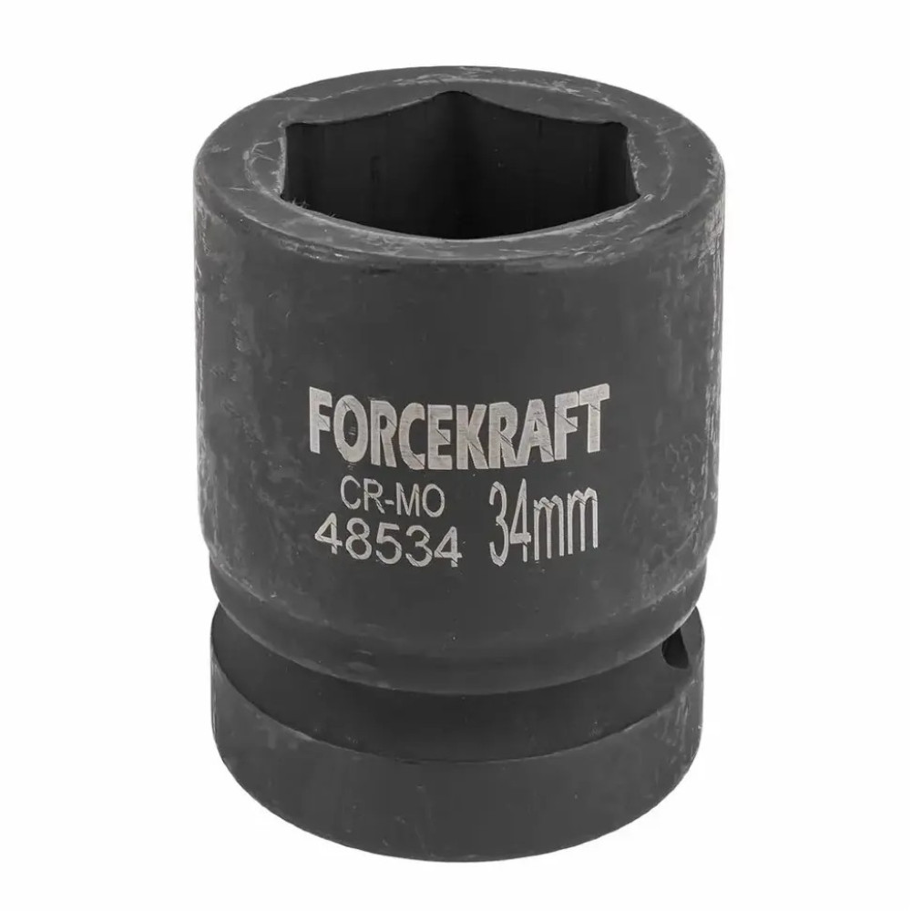Головка торцева ударна 1" 34 мм (6-гр.) FORCEKRAFT FK-48534