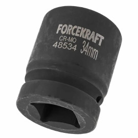 Головка торцева ударна 1" 34 мм (6-гр.) FORCEKRAFT FK-48534