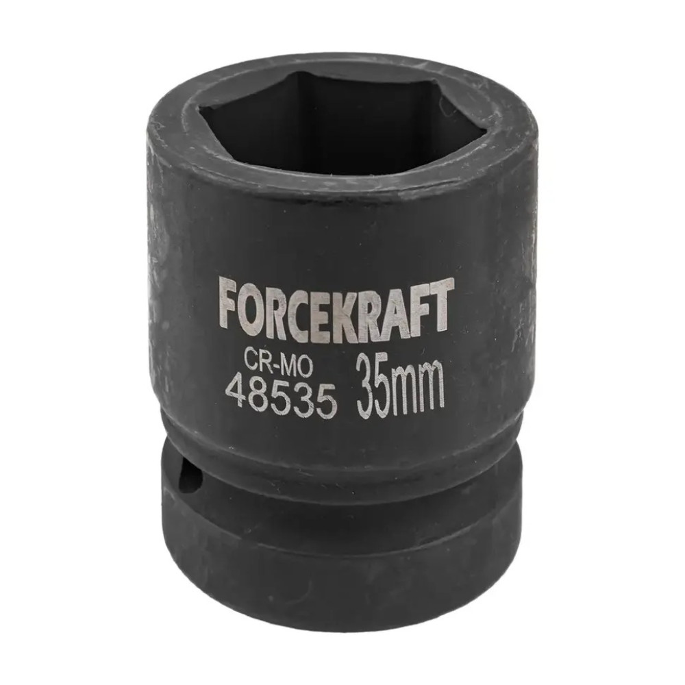 Головка торцева ударна 1" 35 мм (6-гр.) FORCEKRAFT FK-48535