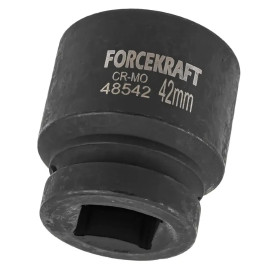 Головка торцева ударна 1" 42 мм (6-гр.) FORCEKRAFT FK-48542