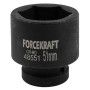Головка торцева ударна 1" 51 мм (6-гр.) FORCEKRAFT FK-48551