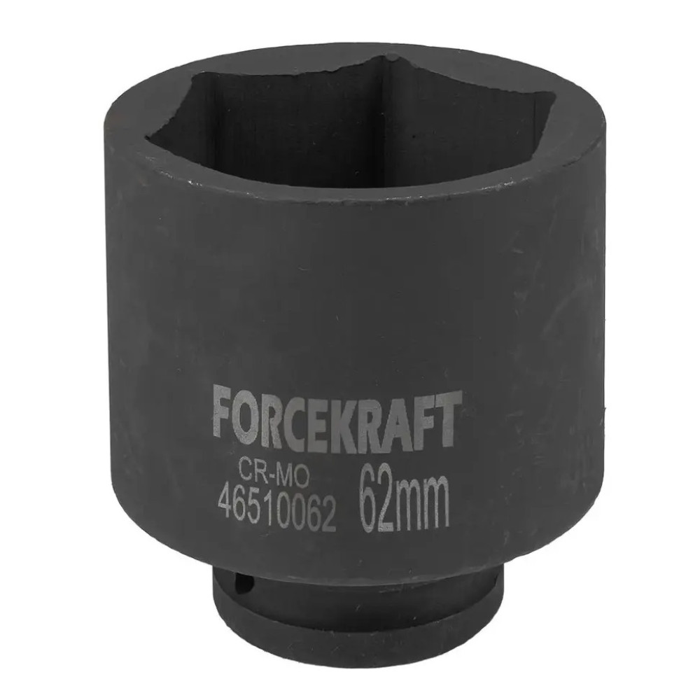Головка торцева ударна глибока 3/4" 62 мм (6-гр.) FORCEKRAFT FK-46510062
