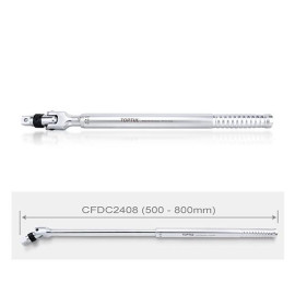 Вороток 3/4" телескопический 500-800мм с шарниром (с фиксатором)  TOPTUL CFDC2408