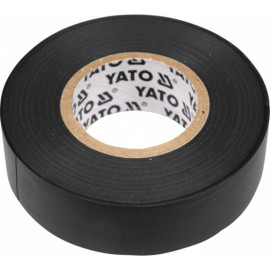 Ізолента YATO 19мм х 20м чорна [72/288]