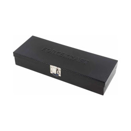 Набір ударних головок в металевому кейсі 25 пр. 1/4", 1/2" (6-гр.) FORCEKRAFT FK-50121K