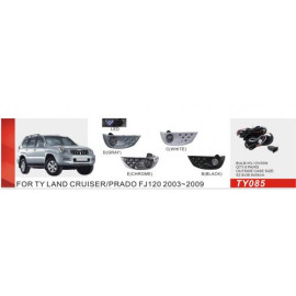 Фары доп.модель Toyota Prado FJ120 2003-09/TY-085E/H3-12V55W+LED-2W/FOG+DRL/эл.проводка