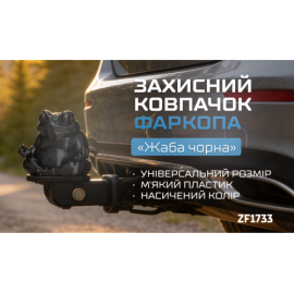 Защитный колпачок фаркопа «Жаба чёрная»
