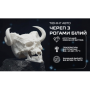 Защитный колпачок фаркопа «Череп с рогами белый»