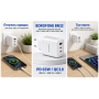 Сетевое зарядное устройство BOROFONE BN32 USB-C1:65W, USB-C2?20W, USB-A?18W White