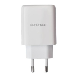 Сетевое зарядное устройство BOROFONE BN32 USB-C1:65W, USB-C2?20W, USB-A?18W White