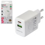 Сетевое зарядное устройство BOROFONE BN29 PD30W+QC3.0 18W White