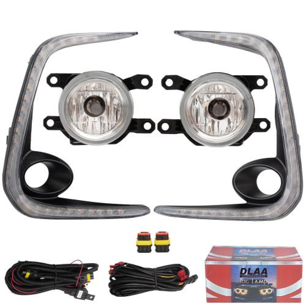 Фары доп.модель Toyota Corolla SD 2018-/TY-9377L-1/H8-12V35W+DRL-6W/6W/FOG+DRL+TURN/эл.проводка
