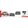 Фары доп.модель VW Polo 6 2017-21/VW-0810/H8-12V35W+LED-6W/6W/FOG+DRL+TURN/эл.проводка