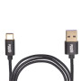 Кабель  VOIN CC-1101C BK USB - Type C 5А, 1m, black (супер быстрая зарядка/передача данных)
