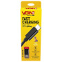 Кабель VOIN CC-1801L BK, USB - Lightning 3А, 1m, black (быстрая зарядка/передача данных)