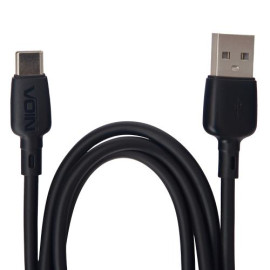 Кабель  VOIN CC-1501C USB - Type C 3А, 1m, black (быстрая зарядка/передача данных)