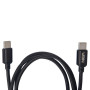 Кабель  VOIN CC-1502C Type C - Type C 60W 1m, Black (быстрая зарядка/передача данных)