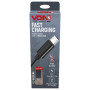 Кабель VOIN CC-1802M BK, USB - Micro USB 3А, 2m, black (быстрая зарядка/передача данных)