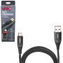 Кабель VOIN CC-4202M BK USB - Micro USB 3А, 2m, black (быстрая зарядка/передача данных)