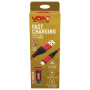 Кабель VOIN CC-4202C RD USB - Type C 3А, 2m, red (быстрая зарядка/передача данных)