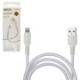 Кабель BOROFONE BX116W, USB - Lightning 2.4А, 1m, White (быстрая зарядка/передача данных)