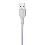 Кабель BOROFONE BX116W, USB - Lightning 2.4А, 1m, White (быстрая зарядка/передача данных)