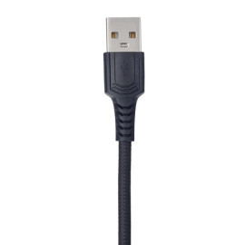 Кабель BOROFONE BX116BK, USB - Type-C 3А, 1m, Black (быстрая зарядка/передача данных)
