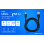 Кабель BOROFONE BX116BK, USB - Type-C 3А, 1m, Black (быстрая зарядка/передача данных)