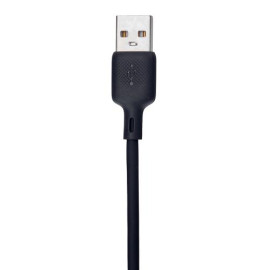 Кабель BOROFONE BX113BK, USB - Type-C 3А, 3m, Black (быстрая зарядка/передача данных)