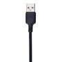 Кабель BOROFONE BX113BK, USB - Type-C 3А, 3m, Black (быстрая зарядка/передача данных)