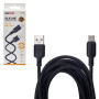 Кабель BOROFONE BX113BK, USB - Type-C 3А, 3m, Black (быстрая зарядка/передача данных)