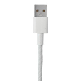 Кабель BOROFONE BX117W, USB - Lightning 2.4А, 1m, White (быстрая зарядка/передача данных)