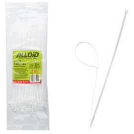 Хомут пластиковый Alloid 2.5 х 200 100шт/уп белый