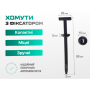 Хомут пластиковый с креплением Alloid 20*90мм 100шт/уп чёрный
