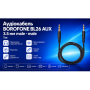 Кабель аудио BOROFONE BL26 AUX, 3.5 male - 3.5 male, 1м
