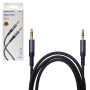 Кабель аудио BOROFONE BL24 AUX, 3.5 male - 3.5 male, 1м