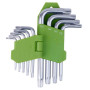 Alloid. Набор ключей изогнутых TORX. 9 предм. T10 -T50. (НТ-0912)