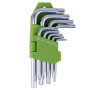 Alloid. Набор ключей изогнутых TORX. 9 предм. T10 -T50. (НТ-0912)