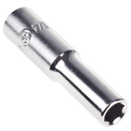 HANS. Торцевая головка глубокая 1/4" 6-гр. 12 мм   (2300M12)