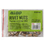 Alloid. Заклепки резьбовые М4. 50 шт.