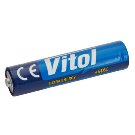 Батарейка Vitol V21022 блистер щелочная LR03 AAА (4/48 шт)