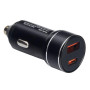 Автомобильное зарядное устройство VOIN 30W, 1USB 10W + 1PD 27W, 12/24V