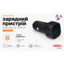 Автомобильное зарядное устройство VOIN 38W, 1USB QC3.0 18W + 1PD 20W, 12/24V