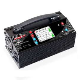 Зарядное устройство 2-канальное 24В 25А 2-6S LiPo/LiHV 1200Вт 220В (UP600+) ULTRA POWER  PROTESTER UP600PLUS