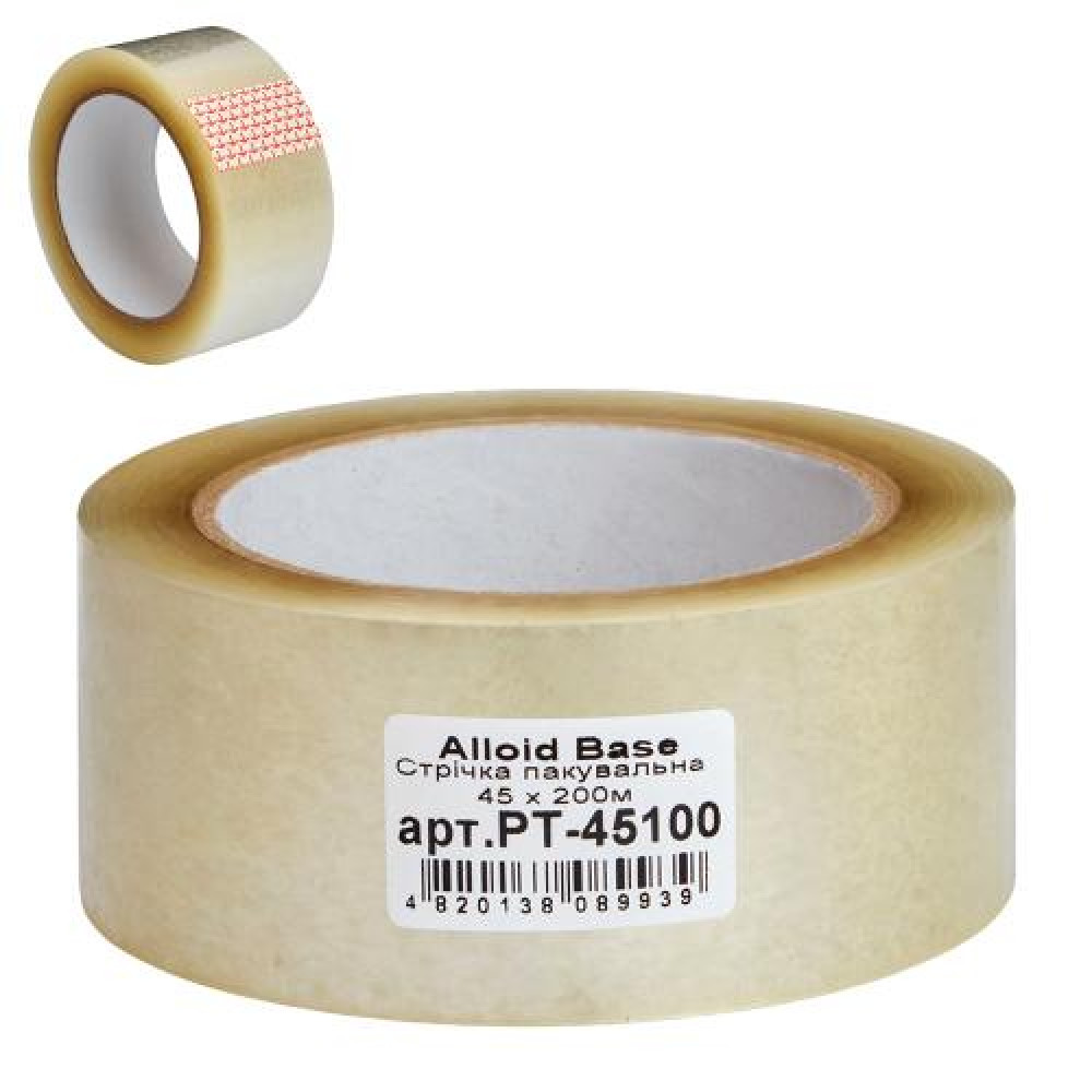 Alloid Base. Скотч упаковочный 45мм х 200м, 38мкм