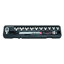 3/8" Ключ динамометрический со сменными насадками рожкового типа 11 пр. (20-110 Hм) (FORCE 64711)