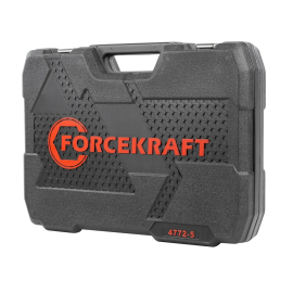 Набір інструменту комбінований 77 пр. 1/4", 1/2" (6-гр.) (4-32 мм) FORCEKRAFT FK-4772-5