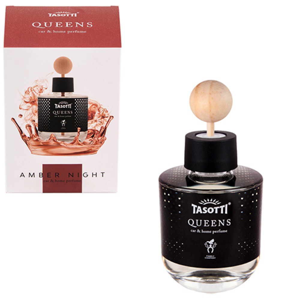 Ароматизатор жидкий для дома/офиса Tasotti "Car&Home" QUEENS 100ml  Amber Night