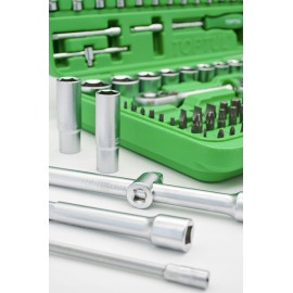 Набор автоинструментов 1/4", 1/2" 94 ед. (6-гран.) TOPTUL GCAI094R
