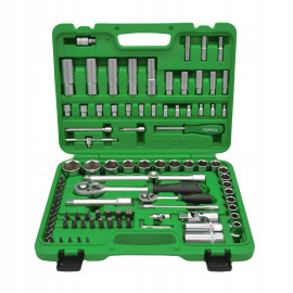 Набор автоинструментов 1/4", 1/2" 94 ед. (6-гран.) TOPTUL GCAI094R